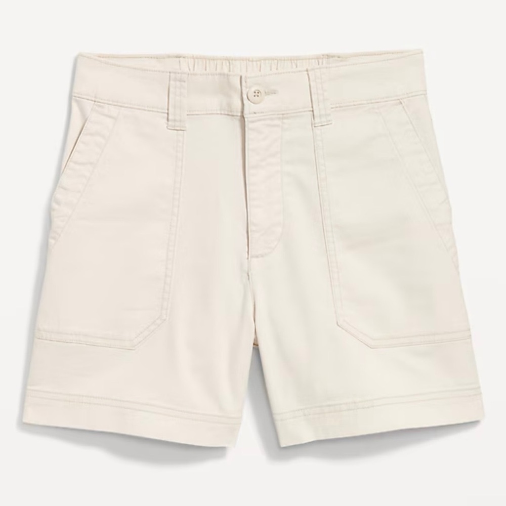 White High Rise OG Chino Shorts